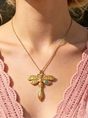 Dragonfly Pendant Necklace S1462